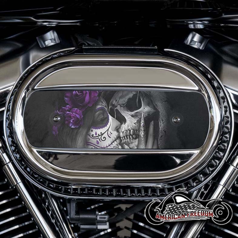 Harley Davidson M8 Ventilator Insert - Death Kiss (Purple)